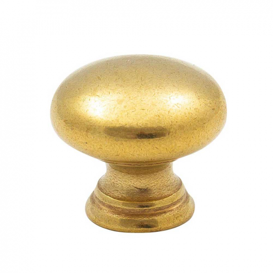 Cabinet Knob 411 - Untreated Brass in the group Cabinet Knobs / Color/Material / Brass at Beslag Online (knopp-411-obeh.massing)