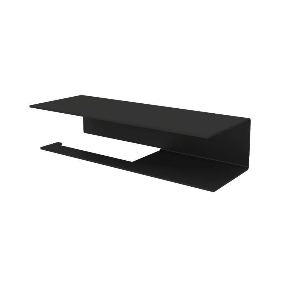 Toilet Roll Holder Hold - M - Black