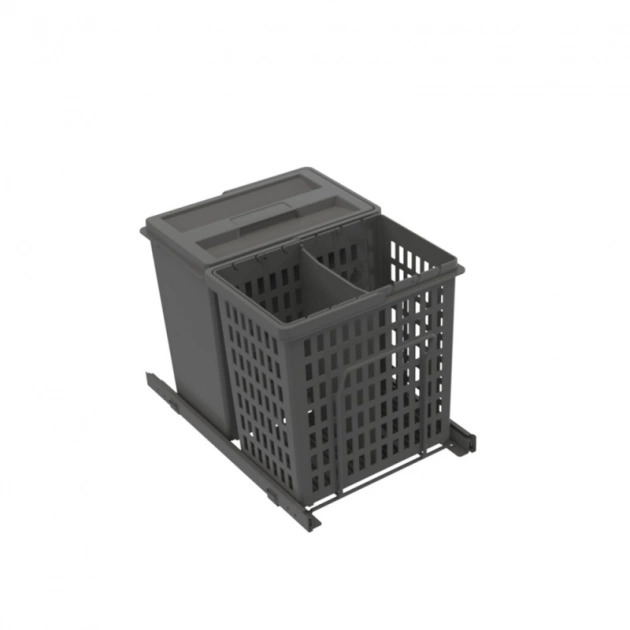 Kitchen Recycling Bin - Select Basic Eco - Dark Grey