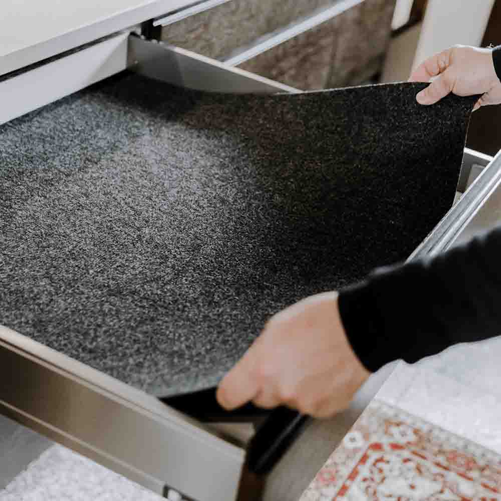 Cutting mat - L-550 and 550 - 1000mm - Anthracite Grey in the group Storage  / All Storage / Drawer Interior & Cutlery Drawers at Beslag Online (230016049)