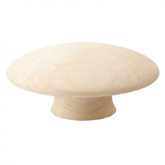 Cabinet Knob Mushroom - 65mm - Untreated Birch in the group Cabinet Knobs / Color/Material / Wood at Beslag Online (255626-11)
