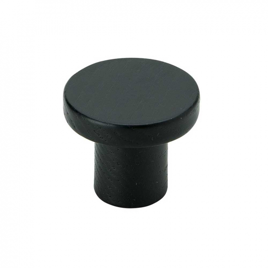Cabinet Knob Circum - 33mm - Black in the group Cabinet Knobs / Color/Material / Wood at Beslag Online (255640-11)