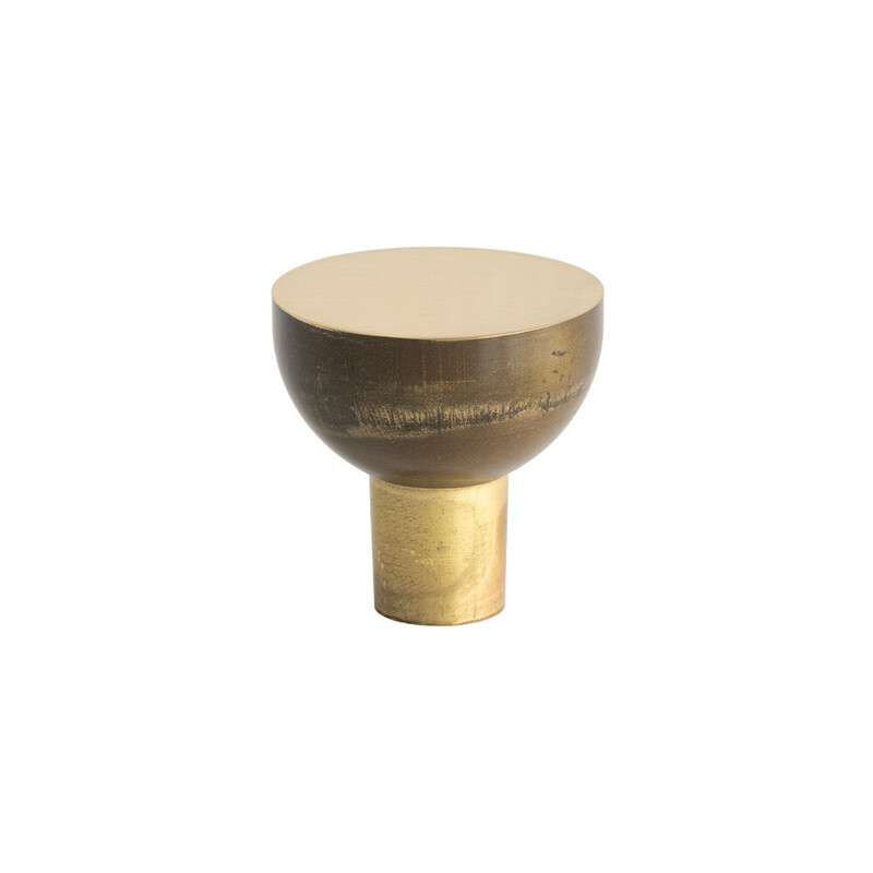 Cabinet Knob Copenhagen - 25mm - Raw/Polished Brass