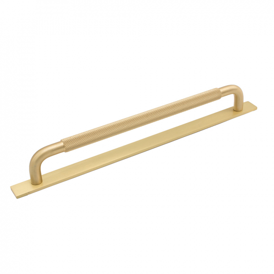 Handle Helix/Back Plate - 224mm - Brass in the group Cabinet Handles / Color/Material / Brass at Beslag Online (309088-11)