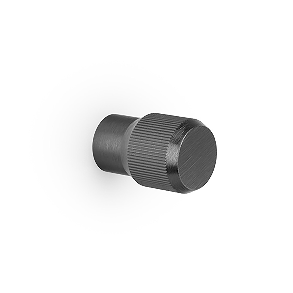 Knob Brooklyn Ø20mm - Brushed Titanium Black