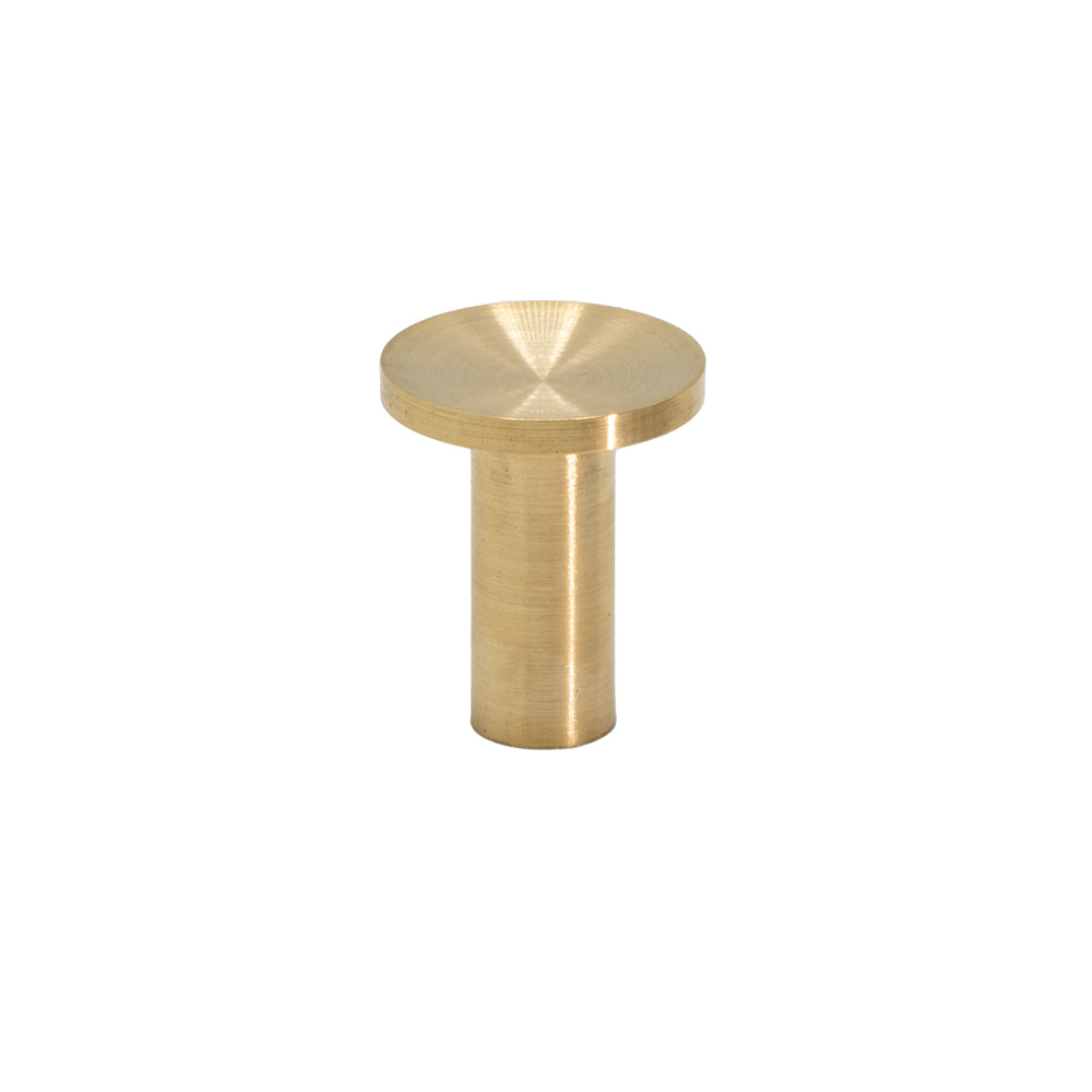 Cabinet Knob Sture - 18mm - Brushed Untreated Brass