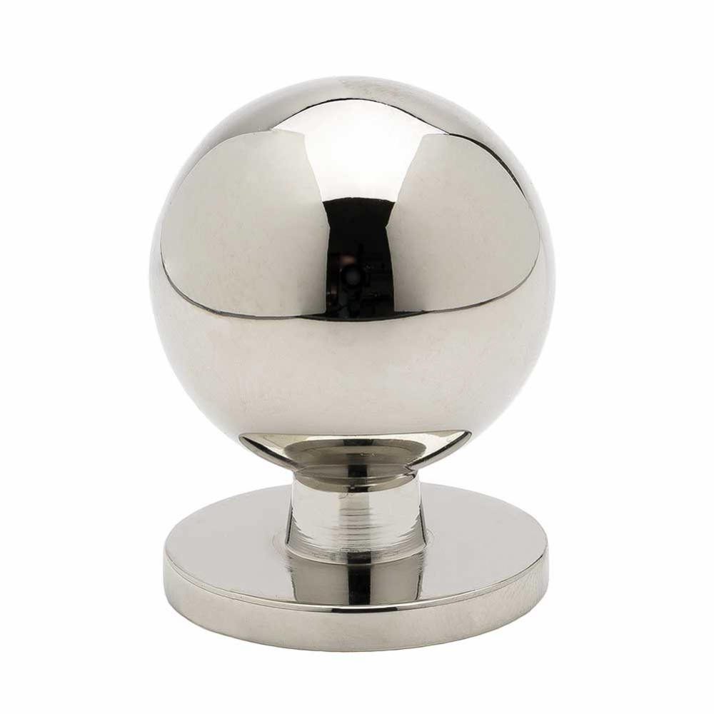 Cabinet Knob Solliden - Nickel-plated in the group Cabinet Knobs / Color/Material / Chrome at Beslag Online (339430-11)