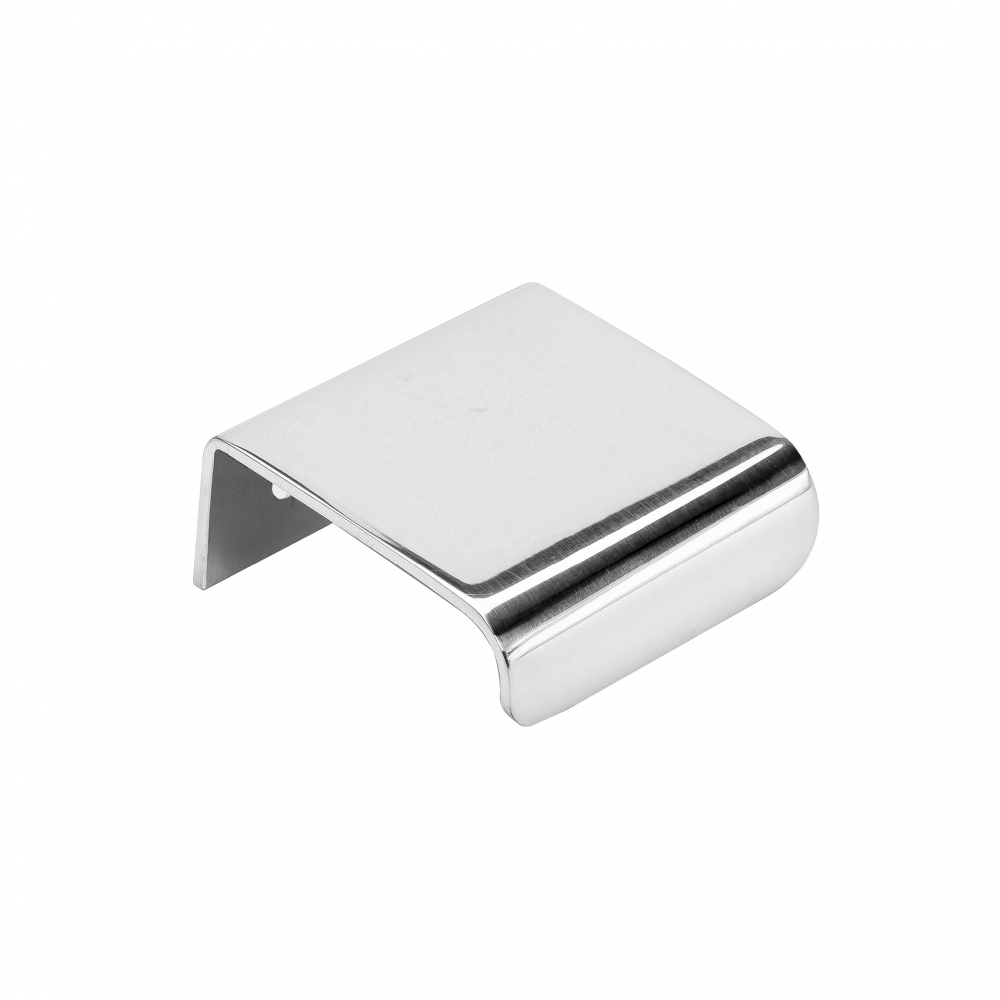 Edge Pull Handle Lip - Polished Chrome