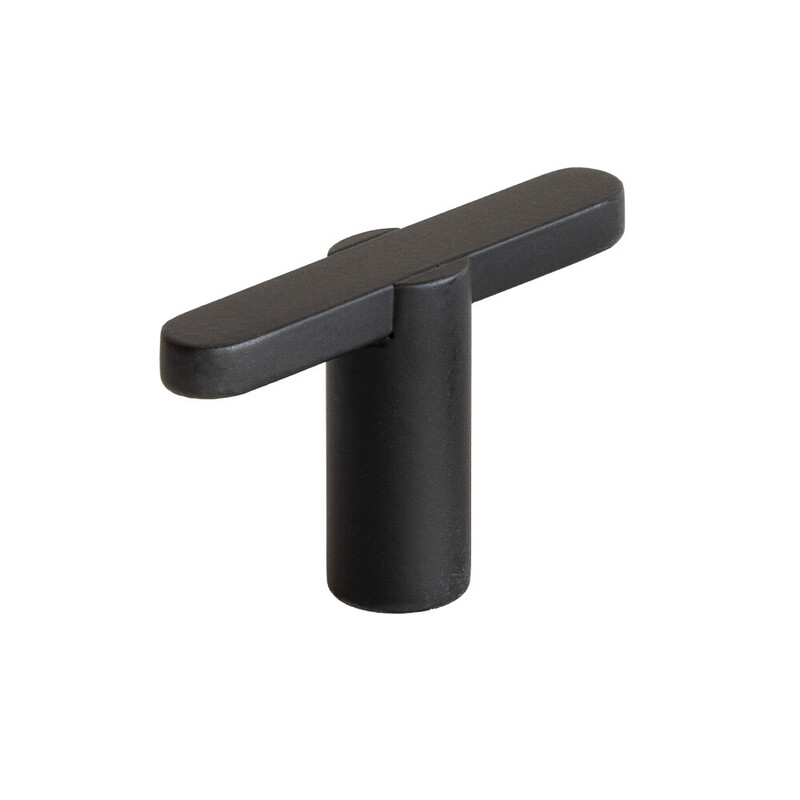 Cabinet Knob T Flow - Matte Black