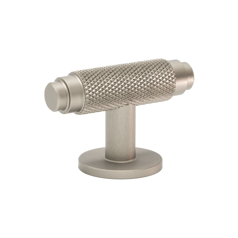 Cabinet Knob T Riff - Stainless Steel Look