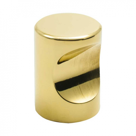 Cabinet Knob Haga - Polished Untreated Brass in the group Cabinet Knobs / Color/Material / Brass at Beslag Online (359411-11)