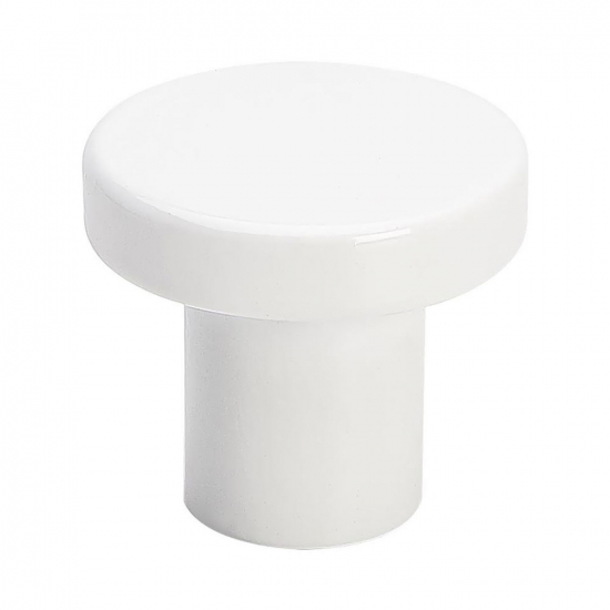 Cabinet Knob 2078 - White in the group Cabinet Knobs / Color/Material / White at Beslag Online (368051-11)