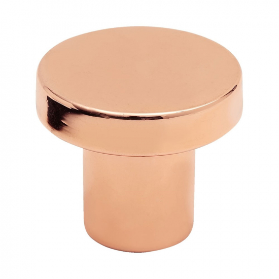 Cabinet Knob 2078 - Polished Copper in the group Cabinet Knobs / Color/Material / Copper at Beslag Online (368056-11)