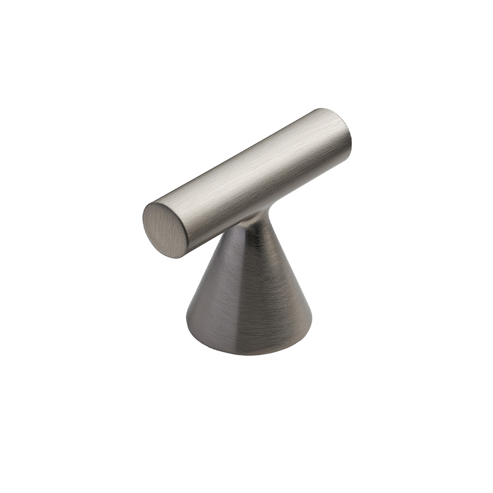 Cabinet Knob T Delta - Stainless Steel Look in the group Cabinet Knobs / Color/Material / Stainless at Beslag Online (370148-11)