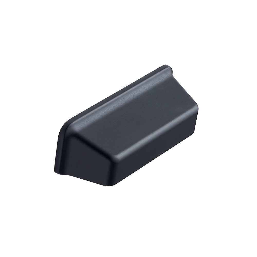 Cup Pull Handle Equester - 64mm - Matte Black
