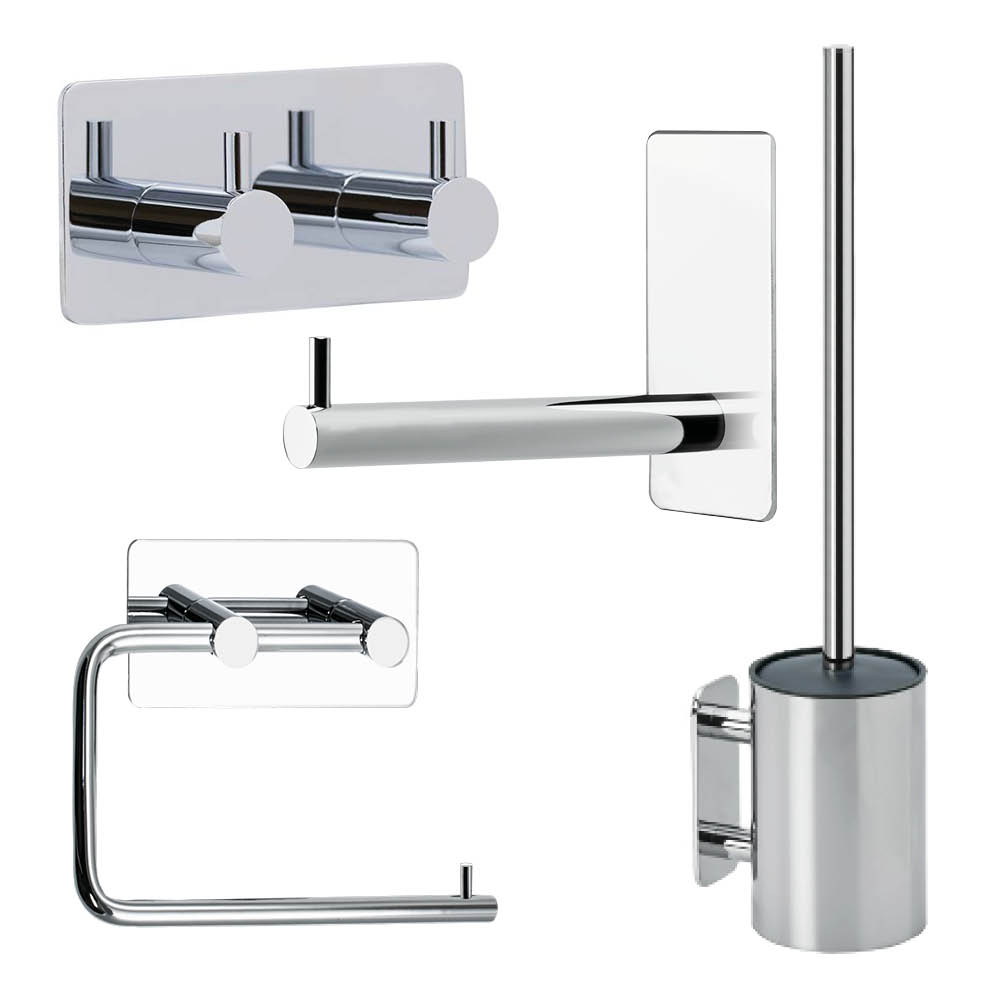 Bathroom Kit Base 220 - Chrome in the group Bathroom Accessories at Beslag Online (61612-K)