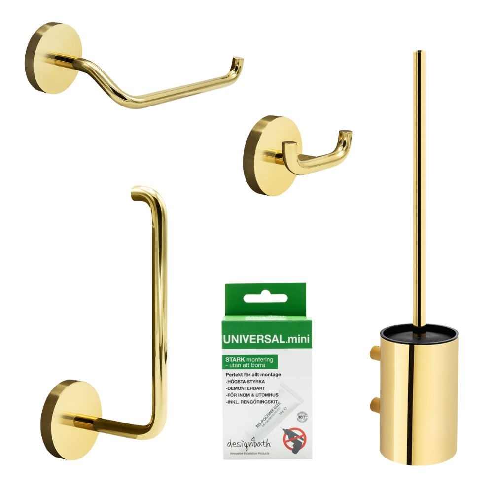 Bathroom Kit Calm - Polished Brass