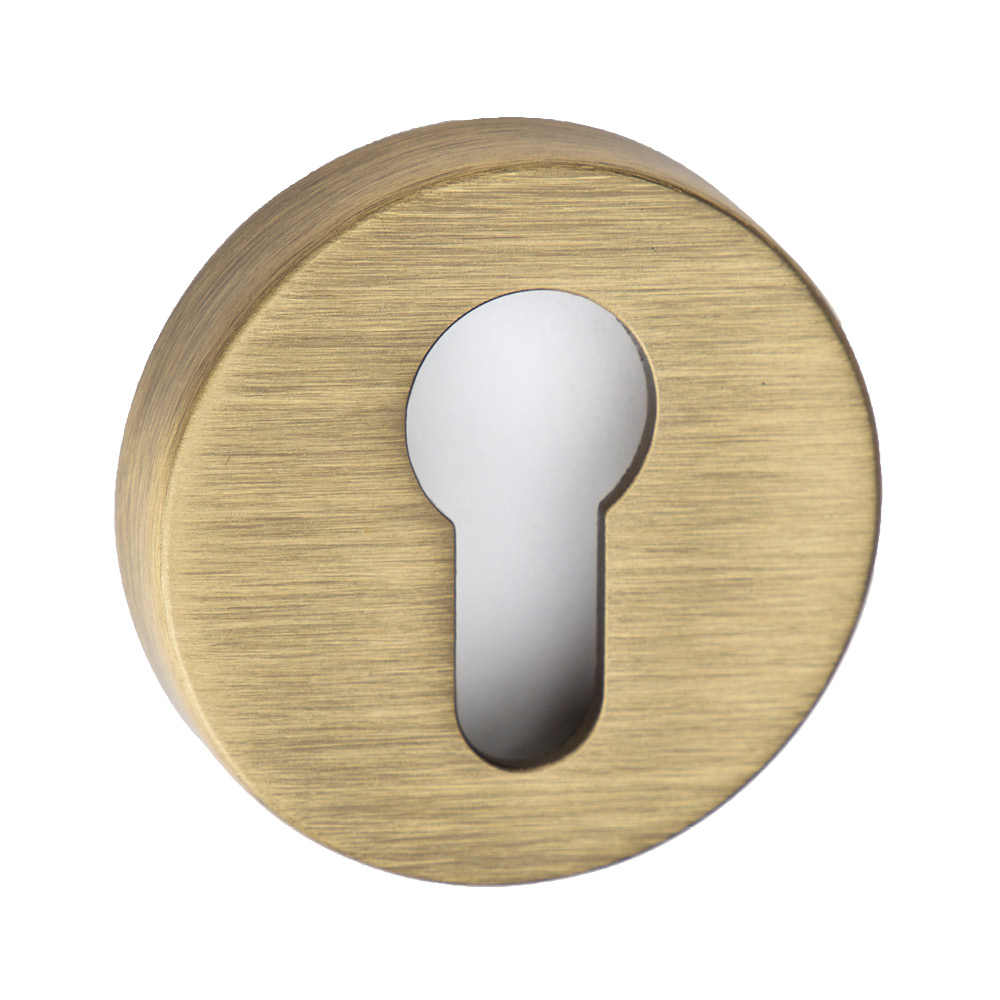 Key Plate R-E - Antique Bronze in the group Door handles / All Door Handles / Bathroom Locks at Beslag Online (751120-41E)