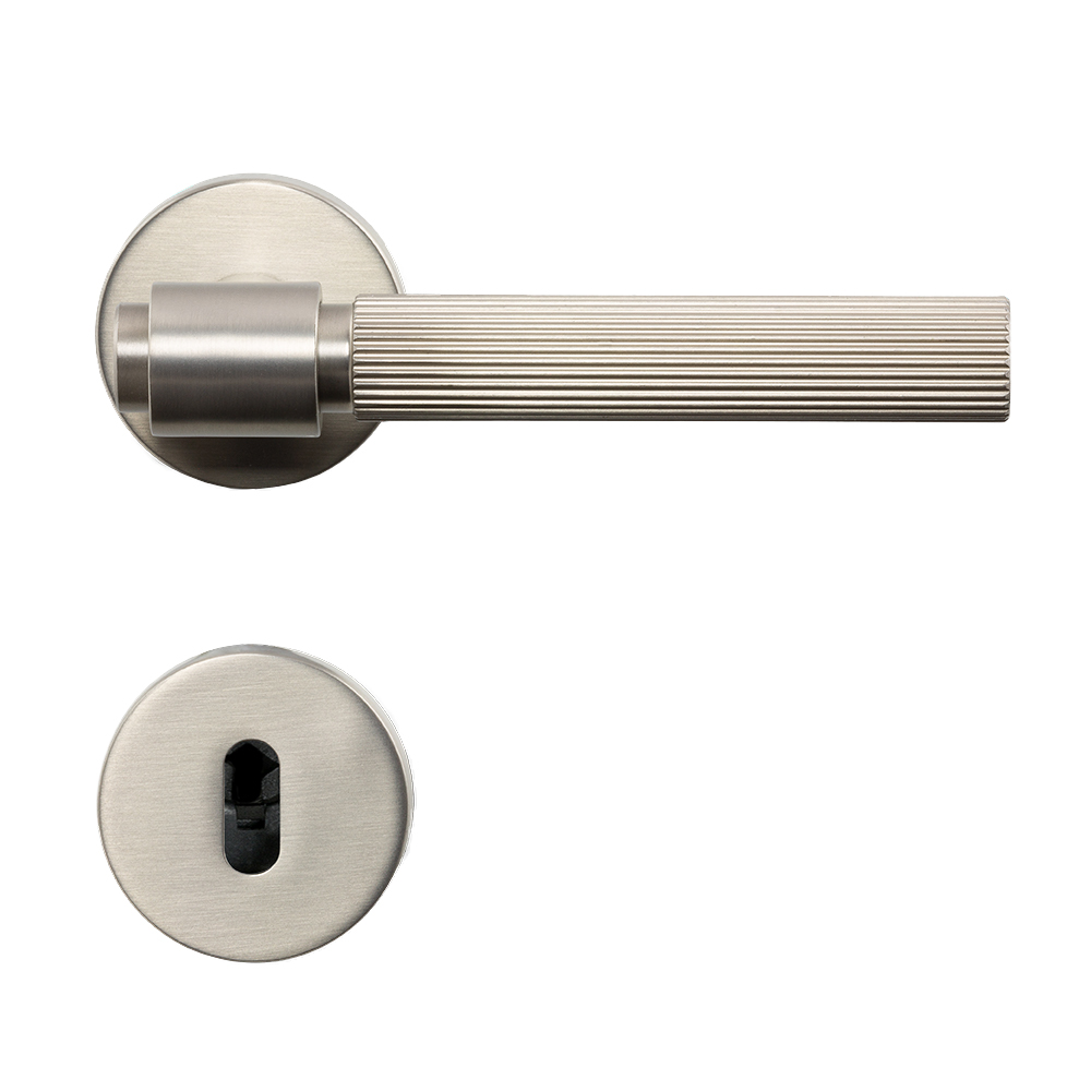 Door Handle Helix 200 Stripe - European Standard - Stainless Steel Finish in the group Door handles / All Door Handles / Internal Door Handles at Beslag Online (752013-41E)