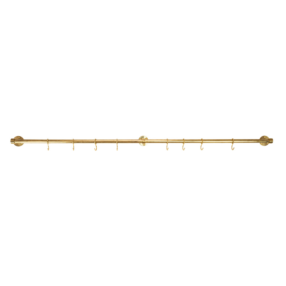 Extension Rod Aveny - 600mm - Polished Untreated Brass in the group Hooks / Color/Material / Brass at Beslag Online (948005-41)
