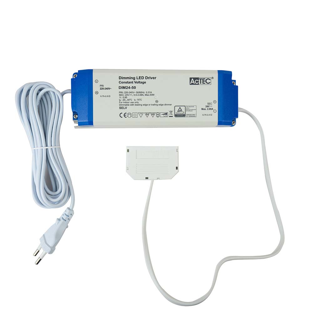 Drives Triac - 24V / 50W - Dimmable in the group Lighting / All Lighting / Transformer & Accessories at Beslag Online (971186)