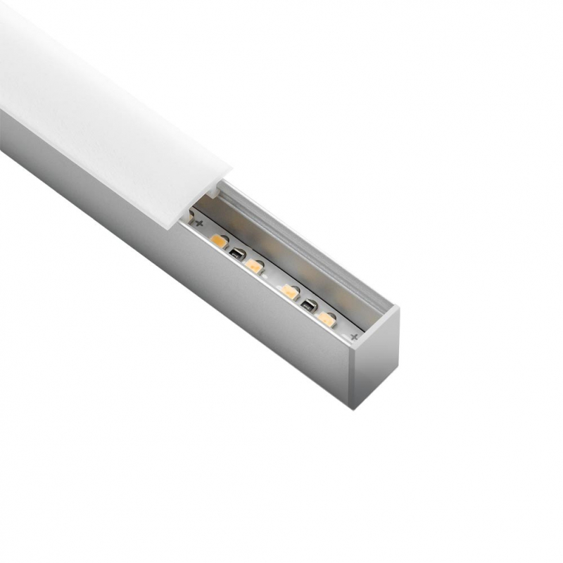 LED-Profil LD8104 - 2000mm - Aluminium i gruppen Belysning / All Belysning / LED Lister & Profiler hos Beslag Online (973501)