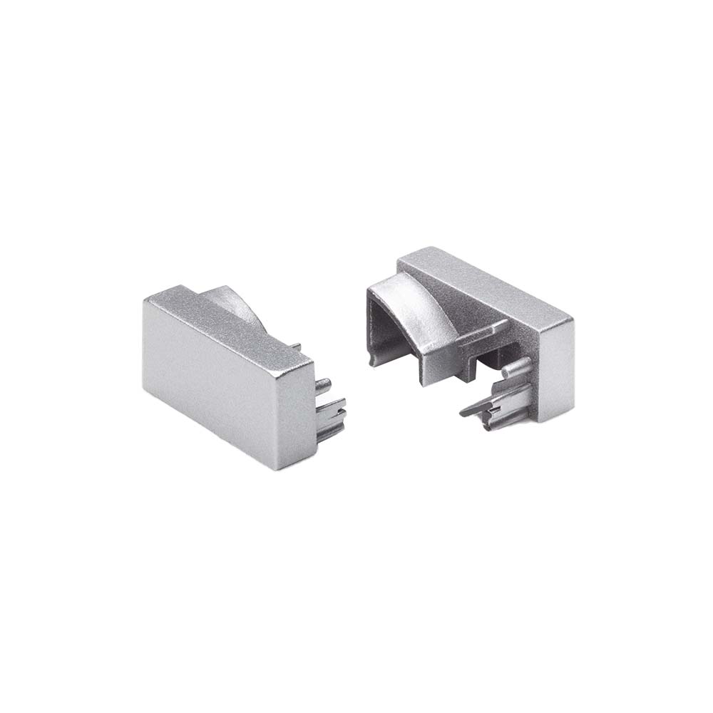 End Caps Blade - Aluminium 2-p