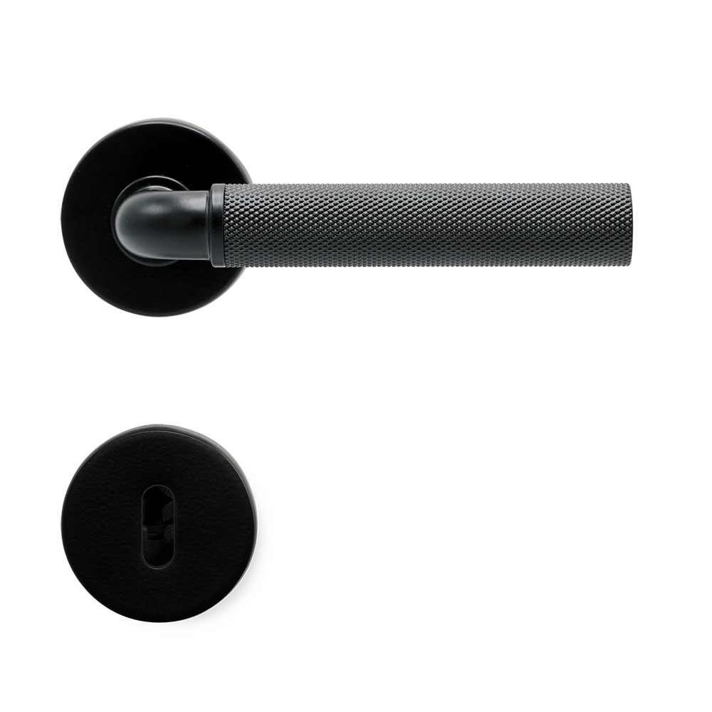 Door Handle Nord - Black in the group Door handles / Color/Material / Black at Beslag Online (dht-nord-svart)