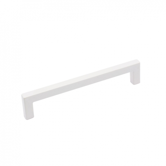 Handle 0143 - Matte White in the group Cabinet Handles / Color/Material / Other Colours at Beslag Online (handtag-0143-mattvit)
