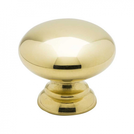 Cabinet Knob 411 - Polished Brass in the group Cabinet Knobs / Color/Material / Brass at Beslag Online (knopp-411-pol.massing)