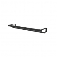 Towel Rail Hold - Double - Black