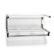 Hat Rack 7000 - White/Nickel