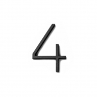 House Number Contemporary - 4 - Black