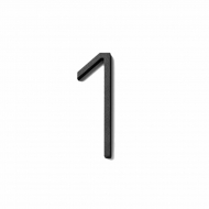 House Number Contemporary 1 - Black