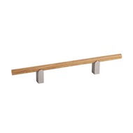 Handle Kumo Wood - Oak/Stainless Steel Look