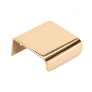 Handle Lip - 40mm - Polished Untreated Brass