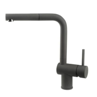 Kitchen Mixer Tap Venedig - Pull-Out Spout - Silgranit Rockgrey