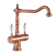 Kitchen Mixer Tap Oslo Retro - Copper