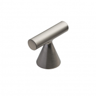 Cabinet Knob T Delta - Stainless Steel Look