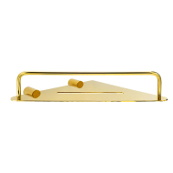 Corner Shelf Match - Polished Brass