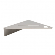 Shower shelf corner Base - Brushed Stainless Steel