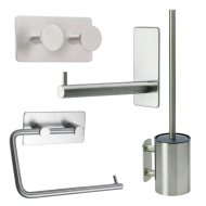 Bathroom Kit Base 210 - Brushed Stainless Steel Finish