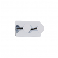 Towel Hook Base 210 2-Hook - Chrome