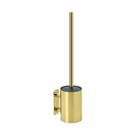 Solid Toilet Brush - Polished Brass