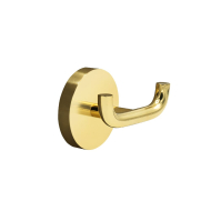 Double Hook Calm - Polished Brass