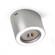 LED-Spot Unika -  USB - Stainless Look
