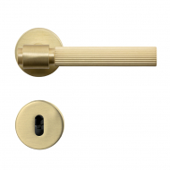 Door Handle Helix 200 Stripe - Brass