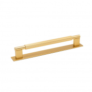 Handle Arpa/Back Plate - Brushed Brass