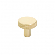 Cabinet Knob Flat - Brass