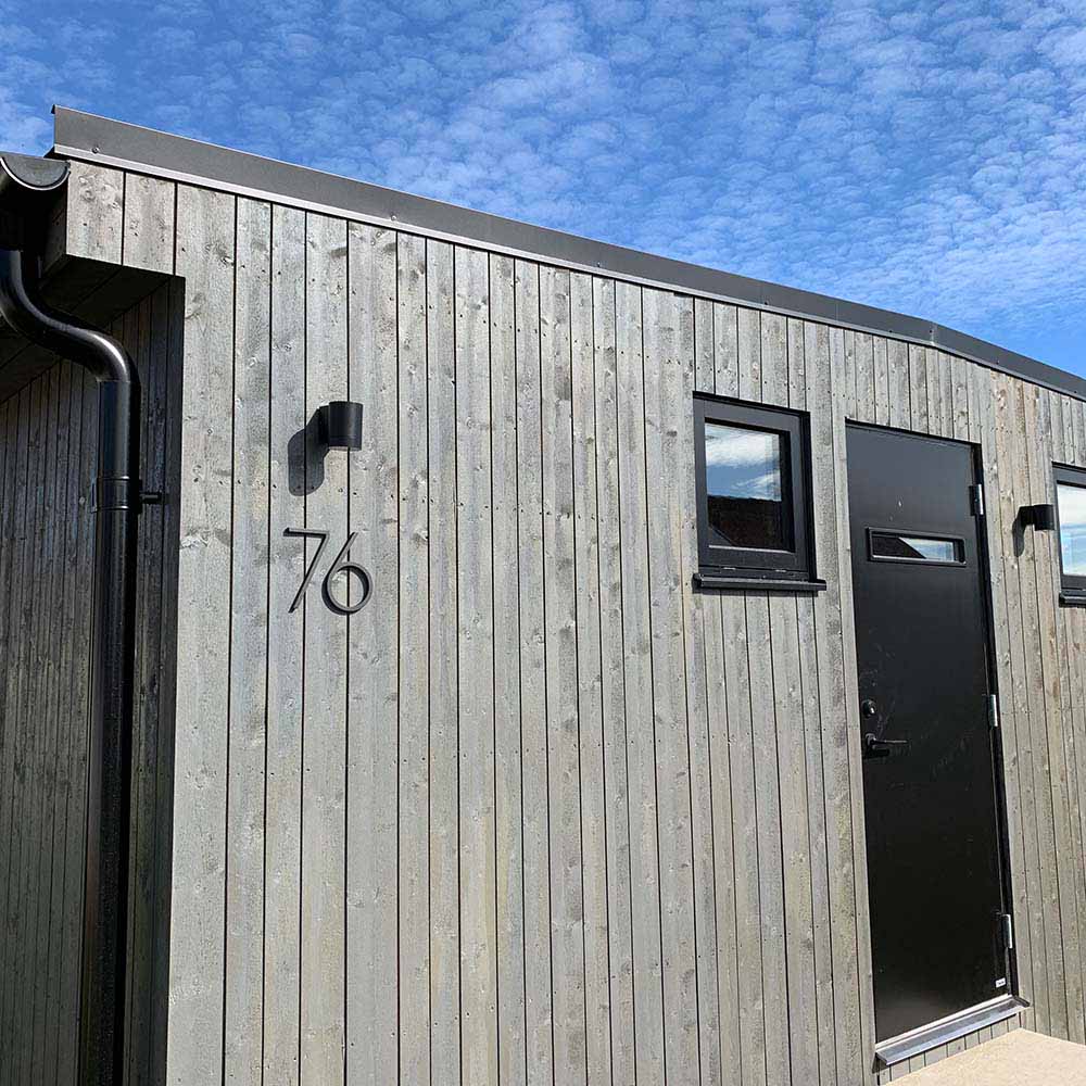 House Number Contemporary - 6 - Black